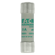 Eaton - Zylindrische Sicherung Sicherungseinsatz Nieders. CYL AM 14,#C14M8S 8A AC 500V 120kA − 10 Stück