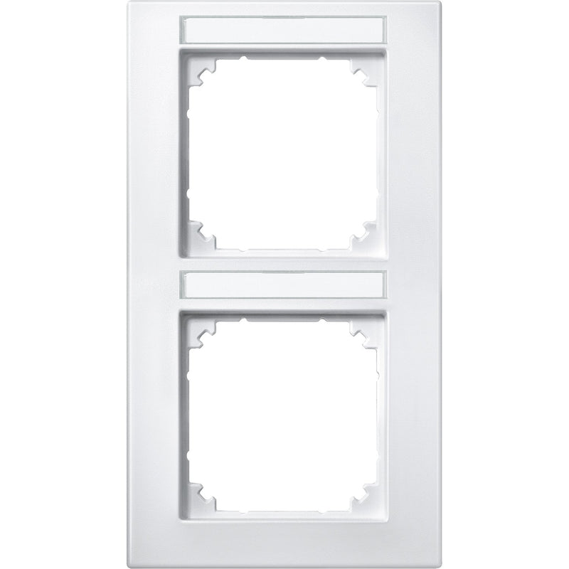 Merten - Abdeckrahmen Rahmen 2f.pws 476219 beschriftbar senkr
