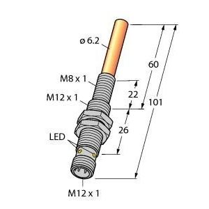 Turck - Magnetischer Näherungsschalter Magnetfeldsensor NIMFE-EM1 #1600612