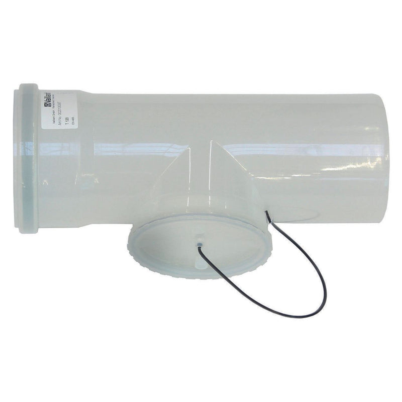 Vaillant - Einwandige Abgasleitung Verlängerung 0,25m 0020106387 110mm PP