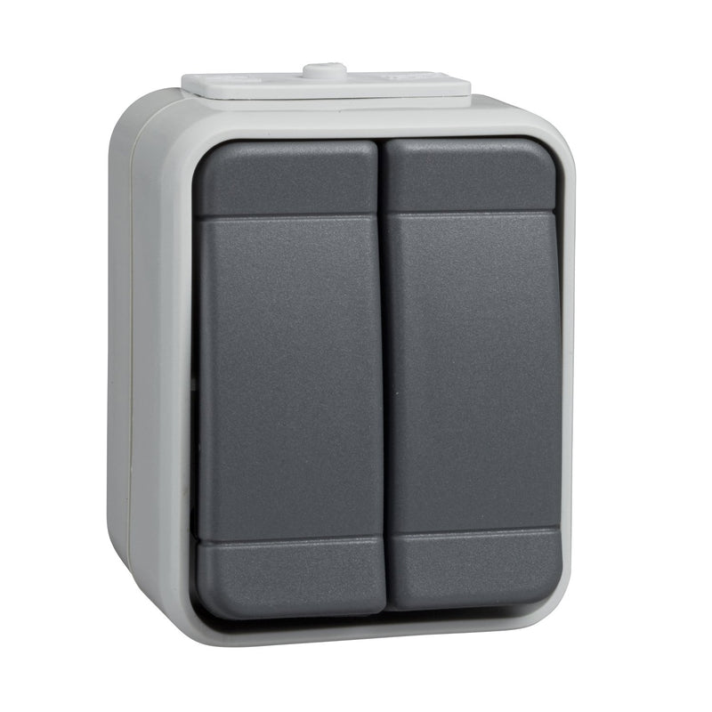 Elso - Taster Doppeltaster lg/dg 442509 10A AquaTop lg/dg
