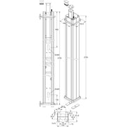 Niedax - Installationssäule Energies.Dopp.Deckel ESDD 133/2750 C