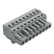WAGO - Kabelsteckverbinder für Leiterplattensteckverbinder 1-Leiter-Federleiste 231-109/008-000 CAGECLAMP,2,5 mm²,gr − 50 Stück