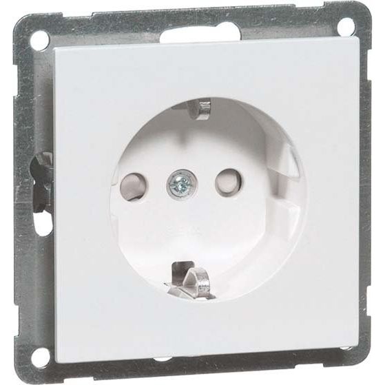 Peha - Schalter-/Steckdosenkombination SCHUKO-Steckdose rws D 20.6511.02 OKS 16A 250V 2-pol