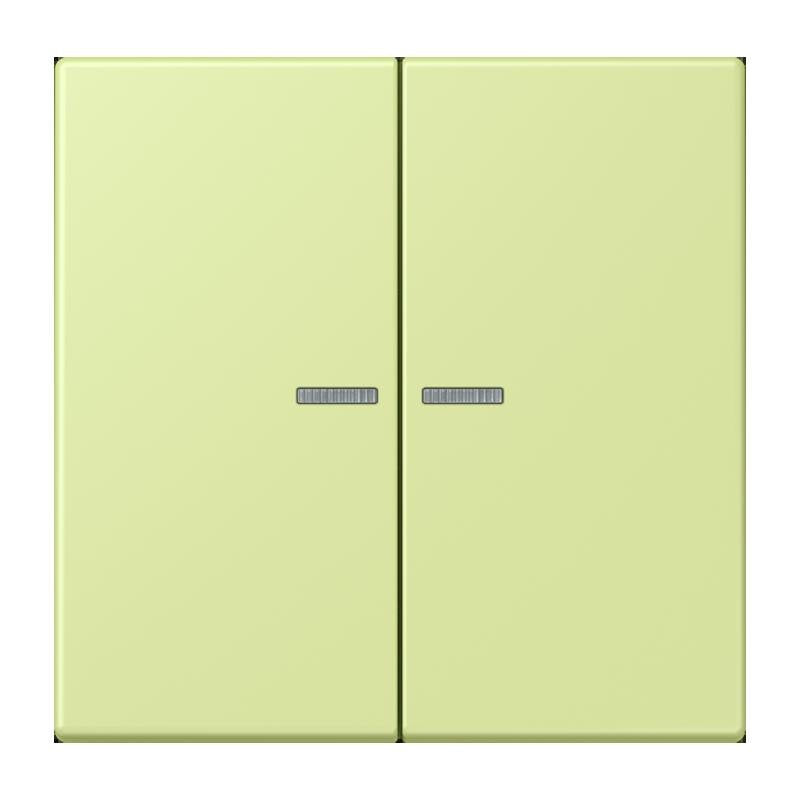 Jung - Bedienelement intelligent Taster 2fach BT LC 17102 222 vert jaune clair