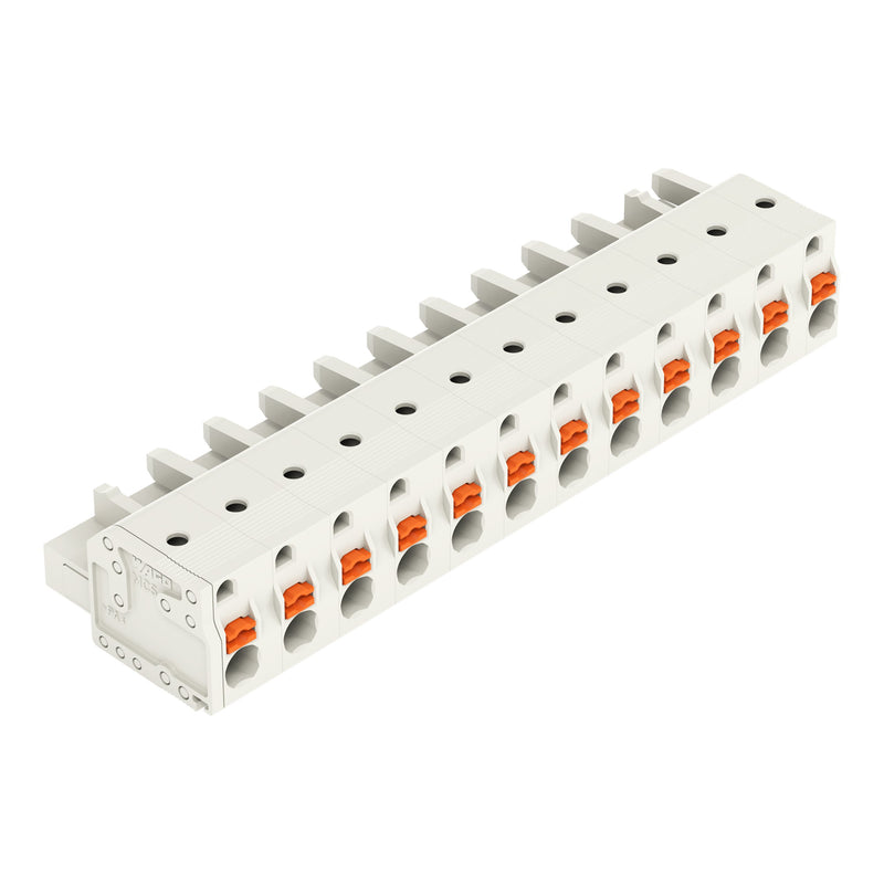 WAGO - Kabelsteckverbinder für Leiterplattensteckverbinder 1-Leiter-Federleiste 2721-212/026-000 Push-inCAGECLAMP,lgr − 25 Stück