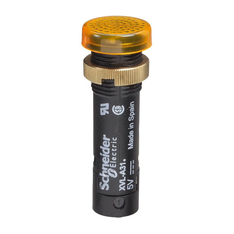 Schneider Electric - Leuchtmelder, Komplettgerät Meldeleuchte XVLA345 LED ge 48VDC,D=12
