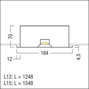 Zumtobel Group - Decken - /Wandleuchte LED - Deckeneinbauleuchte MIRL LED #42186250 3000K