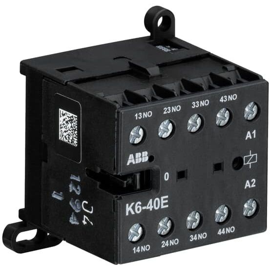 ABB Stotz S&J - Hilfsschütz, Relais Kleinhilfsschütz K6-40E-230AC 4S 220-240VAC