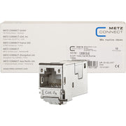Metz Connect - Modularer Steckverbinder E-DATmodul 130910-Z Cat.6A Buchse − 12 Stück