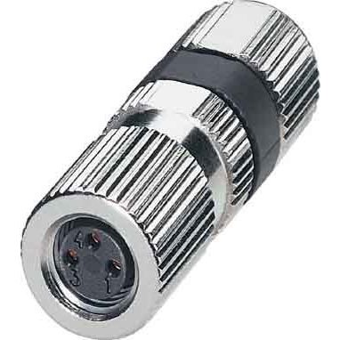 Phoenix Contact - Rundsteckverbinder, feldkonfektionierbar (Industriesteckverbinder) Sensor-Aktor-Stecker SACC-M 8FS-3PCON 3p.,M8-Buchse ger