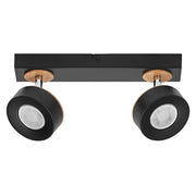 Ledvance - Decken-/Wandleuchte LED-Spotstrahler Decor #4058075833418 2 Spots, schwarz