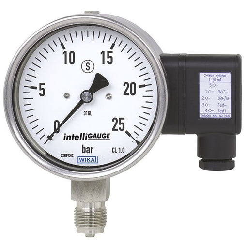 Wika Wiegand - Rohrfedermanometer Rohrfedmano PGT230.160 14069611 4bar LMD30
