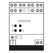 Jung - Bussystem-Schaltaktor KNX Raumaktor RA 23024 REGHE REG Gehäuse 4TE − 1 Stück