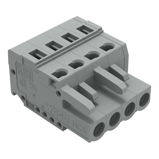 WAGO - Kabelsteckverbinder für Leiterplattensteckverbinder Federleiste 231-104/026-000 − 100 Stück