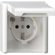 Gira - Steckdose FI-Schutzsteckdose 267739 30mA SH+Vollpl.WG UP