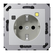Jung - Steckdose FI-SCHUKO-Steckdose A 5520.30 AL 16A 250V 30mA