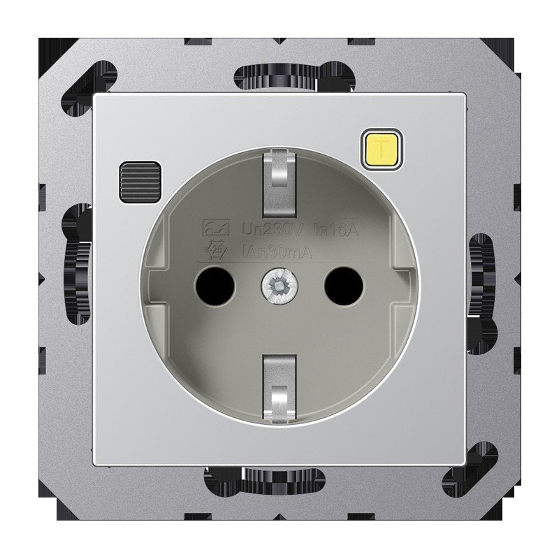 Jung - Steckdose FI-SCHUKO-Steckdose A 5520.30 AL 16A 250V 30mA