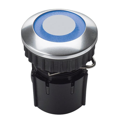 Grothe - Klingeldrücker Klingeltaster LED Ring bl PROTACT 220 LED Edelstahl V2A
