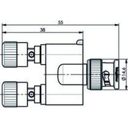 Telegärtner - Kommunikationstechnik-Adapter Laborsteckverbindung 100023664 BNC-Sti auf 1xApp.kl