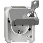 Merten - Steckdose SCHUKO-Steckdose MEG2422-8029 lichtgrau