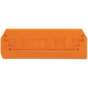 WAGO - Abschluss- und Zwischenplatte für Reihenklemme Zwischenplatte 282-339 orange, 2,5mm dick − 25 Stück