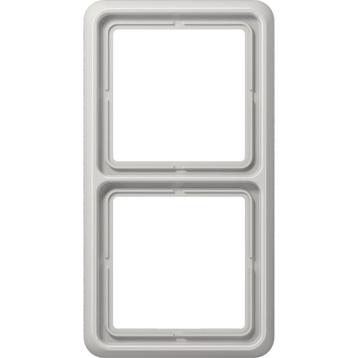 Jung - Abdeckrahmen Rahmen 2-fach lgr CD 582 WU LG waage/senkrecht
