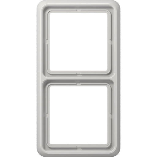 Jung - Abdeckrahmen Rahmen 2-fach lgr CD 582 WU LG waage/senkrecht