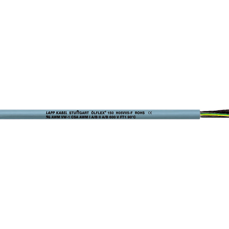 Lapp Kabel&Leitung - Energiekabel < 1 kV, für ortsveränderlichen Einsatz ÖLFLEX 150 18G1 0015218/600 − 600 Meter
