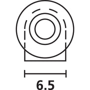 HellermannTyton - Durchführungstülle Schnurschutztülle H 126-HV-GY grau − 1000 Stück