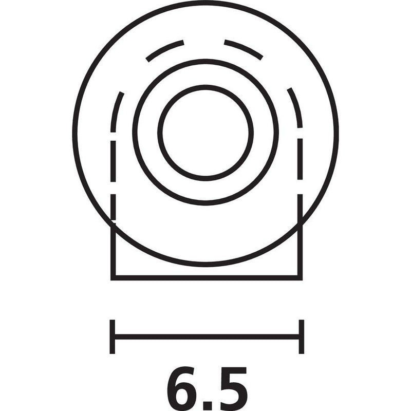 HellermannTyton - Durchführungstülle Schnurschutztülle H 126-HV-GY grau − 1000 Stück