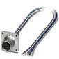Phoenix Contact - Rundsteckverbinder, feldkonfektionierbar (Industriesteckverbinder) Einbausteckverbinder SACC-SQ-M12 #1440986 5-polig M12