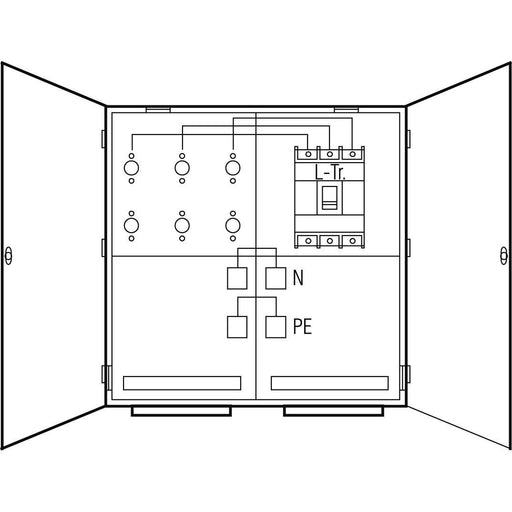 ABN - Zähler-Komplettschrank Wandlermeßschrank WMS121-55