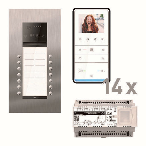 TCS Tür Control - Türsprech-Set video:pack AVU600214 PVUF142/001 IVW6511 14WE UP