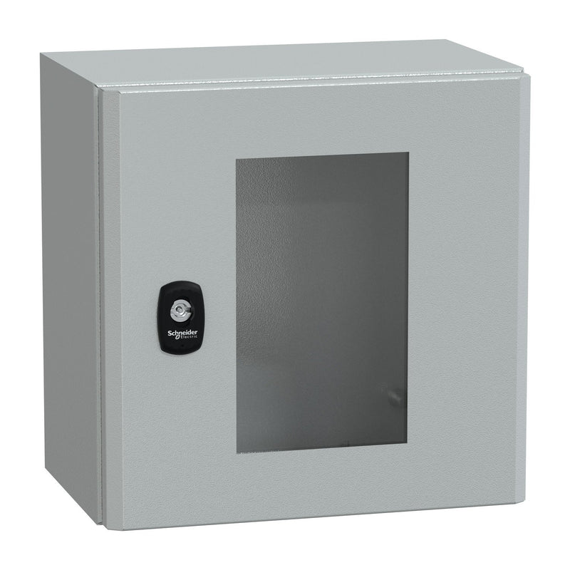 Schneider Electric - Gehäuse/Schaltschrank (leer) Wandschrank RAL 7035 NSYS3D3320T 300x300x200 Sichttür