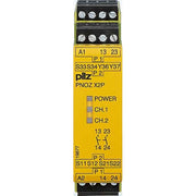 Pilz - Gerät zur Überwachung von sicherheitsgerichteten Stromkreisen Not-Aus-Schaltgerät PNOZ X2P C #787307 48-240VACDC 2n/o