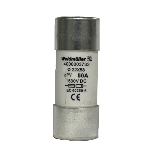 Weidmüller - Zubehör/Ersatzteile für elektrische Sicherungen/Sicherungshalter Sicherung gPV 50A FUSE WSFL#4000003733 − 10 Stück