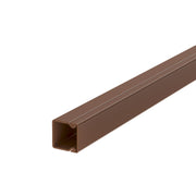 OBO Bettermann - Leitungsführungskanal Wand- und Deckenkanal WDK20020BR 20x20x2000 PVC sbr − 2 Meter