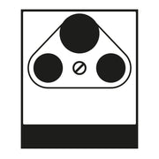 Jung - Einsatz/Abdeckung für Kommunikationstechnik Abdeckung sw A 561 PLSAT SW für SAT-TV-Dose
