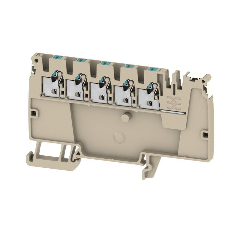 Weidmüller - Durchgangs-Reihenklemme Klemme AAP12 2.5 LI DL BL PUSH IN, 2.5 − 50 Stück