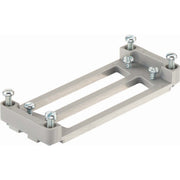 Harting - Adapterplatte für Industriesteckverbinder D-Sub Adapter 2x37-polig 09300009973 f.Gehäuse Han B, Ku − 2 Stück