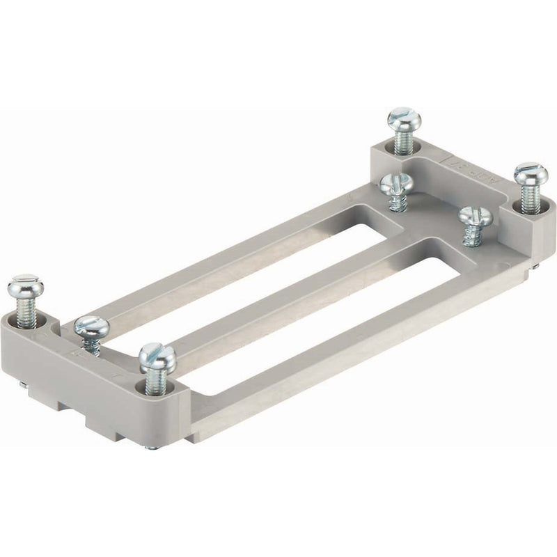 Harting - Adapterplatte für Industriesteckverbinder D-Sub Adapter 2x37-polig 09300009973 f.Gehäuse Han B, Ku − 2 Stück