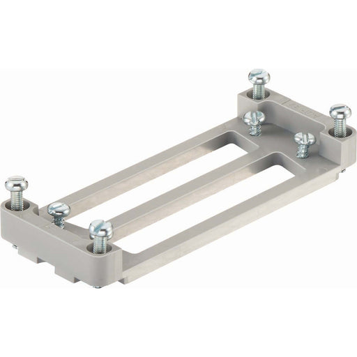 Harting - Adapterplatte für Industriesteckverbinder D-Sub Adapter 2x37-polig 09300009973 f.Gehäuse Han B, Ku − 2 Stück