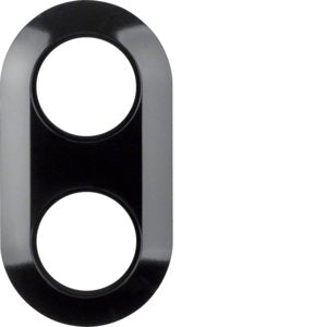 Berker - Abdeckrahmen Kombiplatte 2f.sw 138121 − 1 Stück by Berker
