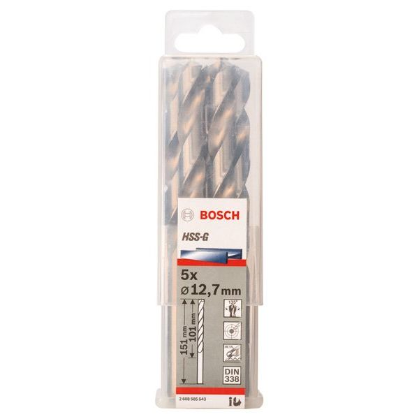 Bosch - Bohrer PRO Metal HSS-G 2608585543 Spiralbohrer 12,7 x