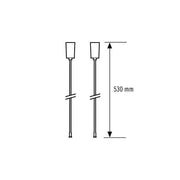 ESYLUX - Mechanisches Zubehör/Ersatzteile für Leuchten Rohrpendelsatz SLXELXTUBEPEND.SET f. Serie ELX + SLX