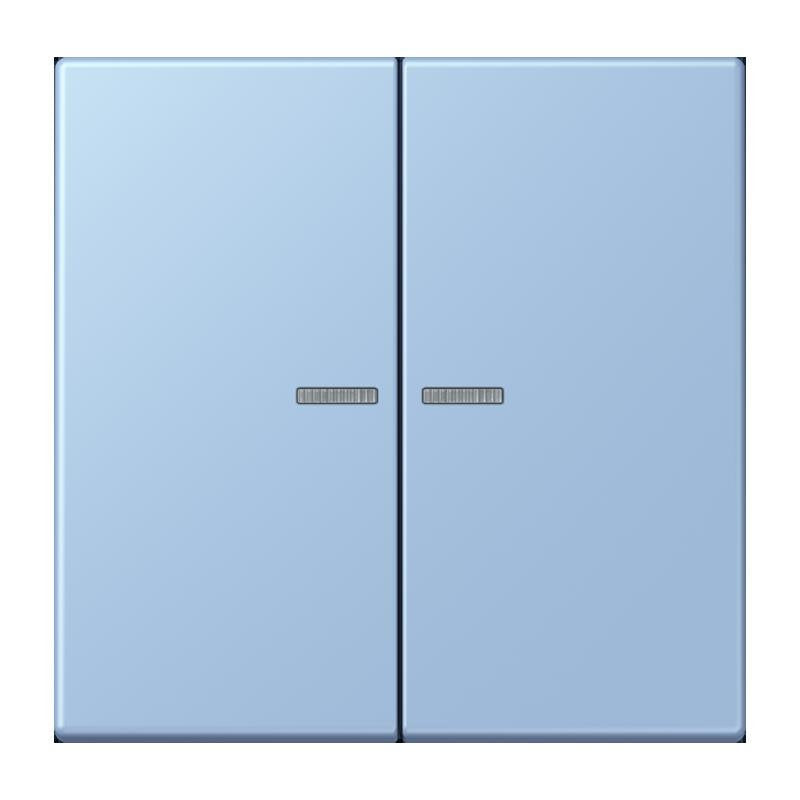 Jung - Bedienelement intelligent Taster 2fach BT LC 17102 207 outremer moyen
