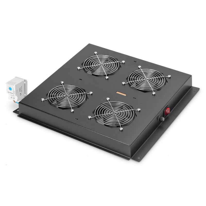 DIGITUS - Lüfter (Schaltschrank) Dachlüftereinheit DN-19 FAN-4-B-N 4 Lüfter