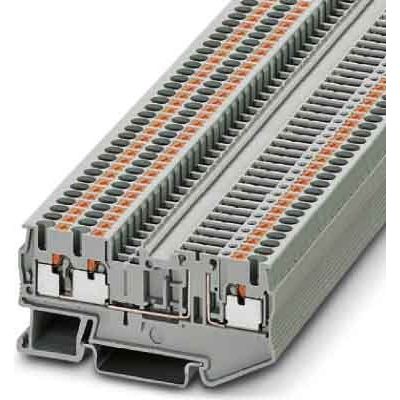Phoenix Contact - Trenn- und Messtrenn-Reihenklemme Durchgangsreihenklemme PT 2,5-TWIN-TG 0,14-4qmm, 5,2mm, gr − 50 Stück