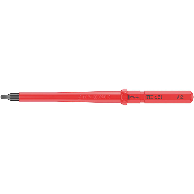 Wera Werk - Innenvierkant-Schraubendreher Kraftform Kompakt VDE 68 i 05006544001 # 2 x 157 mm − 5 Stück